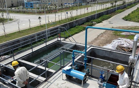 环保污水处理项目用泵现场(图1)